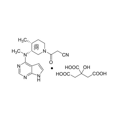 (3R,4R)-4-Metil-3-(metil-7H-pirolo[2,3-d]pirimidin-4-ilamino)-b-okso-1-piperidinpropanenitril: 2-Hidroksi-1,2,3- propanetrikkarboksilat